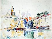 Paul Signac French Port of St. Tropez painting